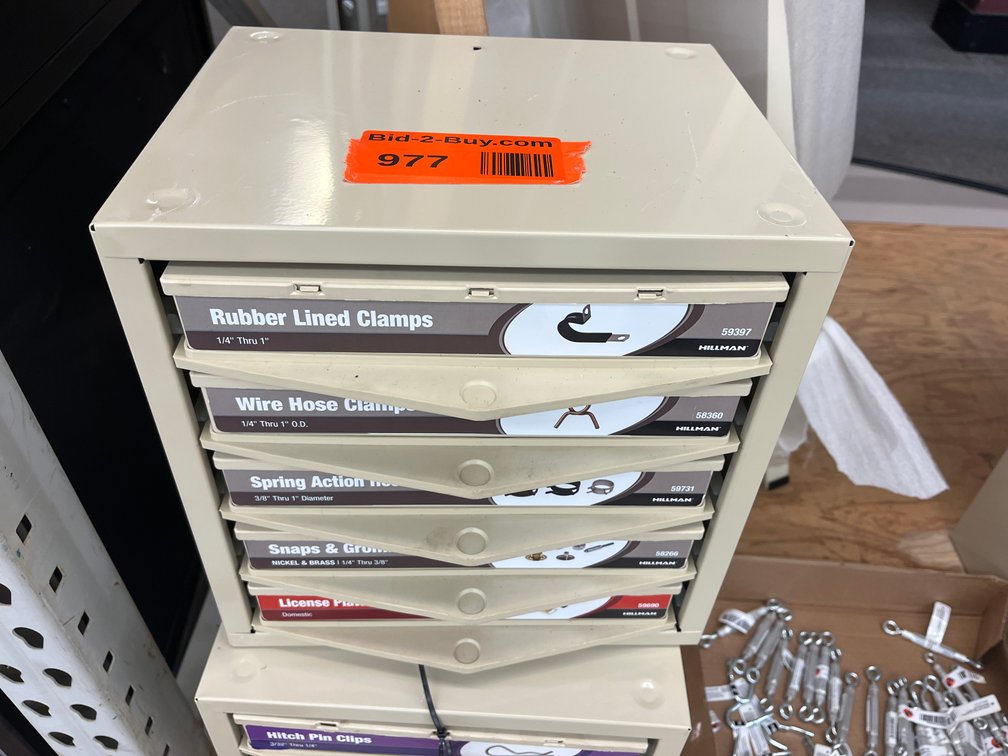 Assorted Clamps, Snaps, and License Plate Hardware
