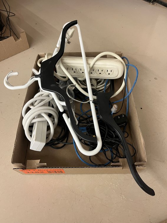 (2) Power Strips and Assorted Cables