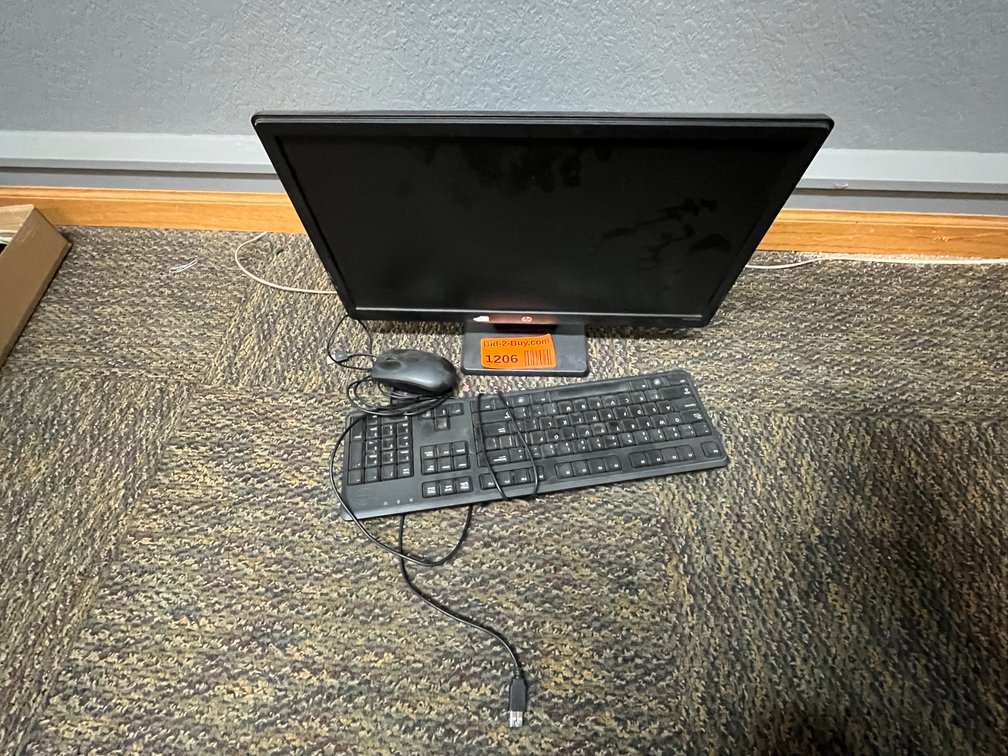 HP Monitor, Keyboard, and Mouse
