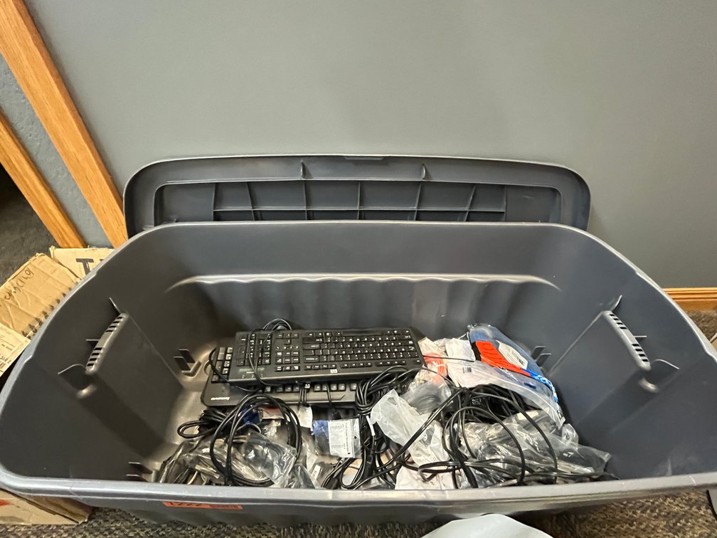 Keyboards, Mice, and Assorted Cables
