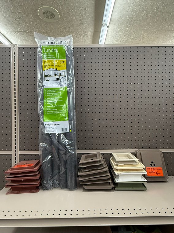 (13) Outdoor Wall Outlet Covers and Pipe Semi-Slit Insulation