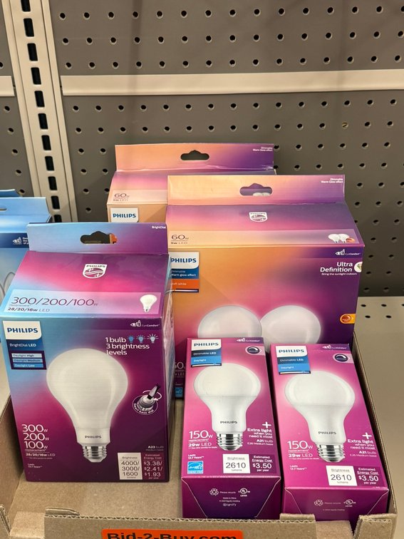 (5) Philips Dimmable Bulb