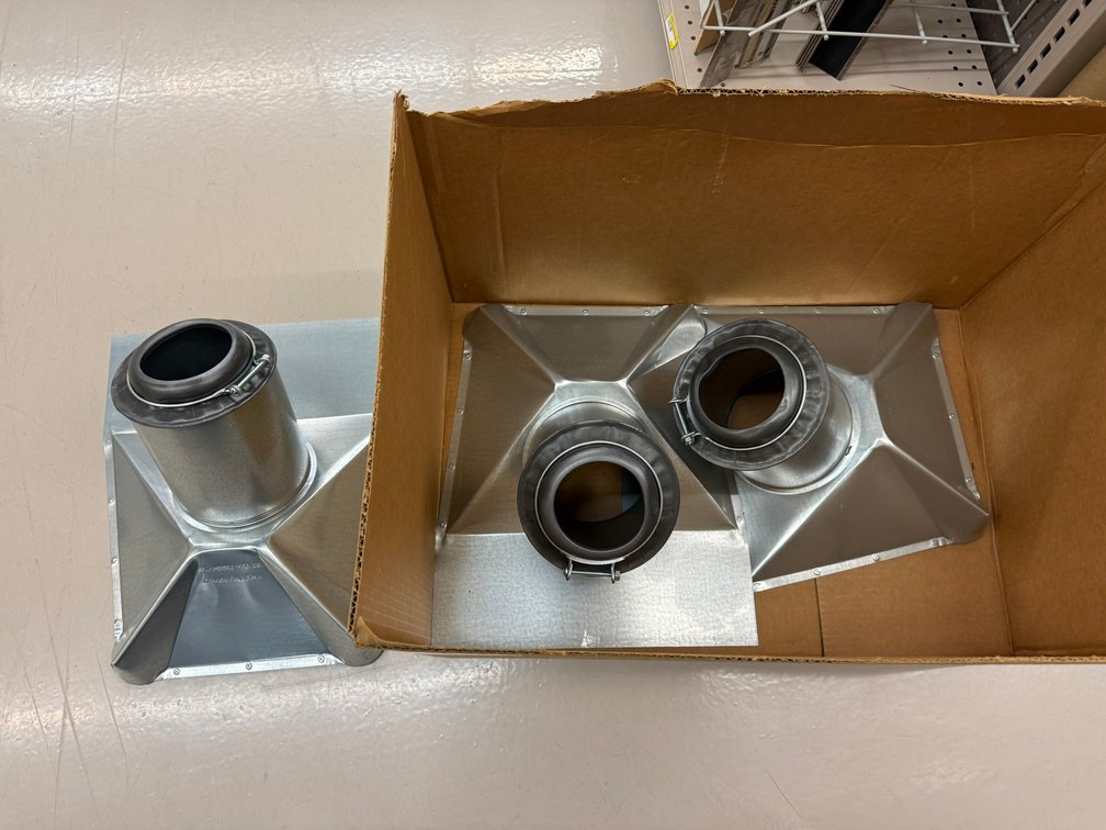 (3) 4"  Roof Vent