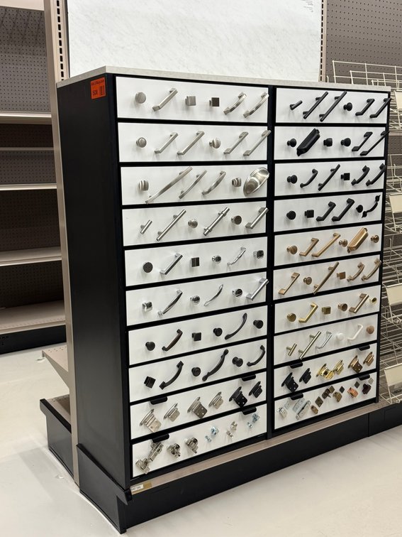 Cabinet with Display Handles
