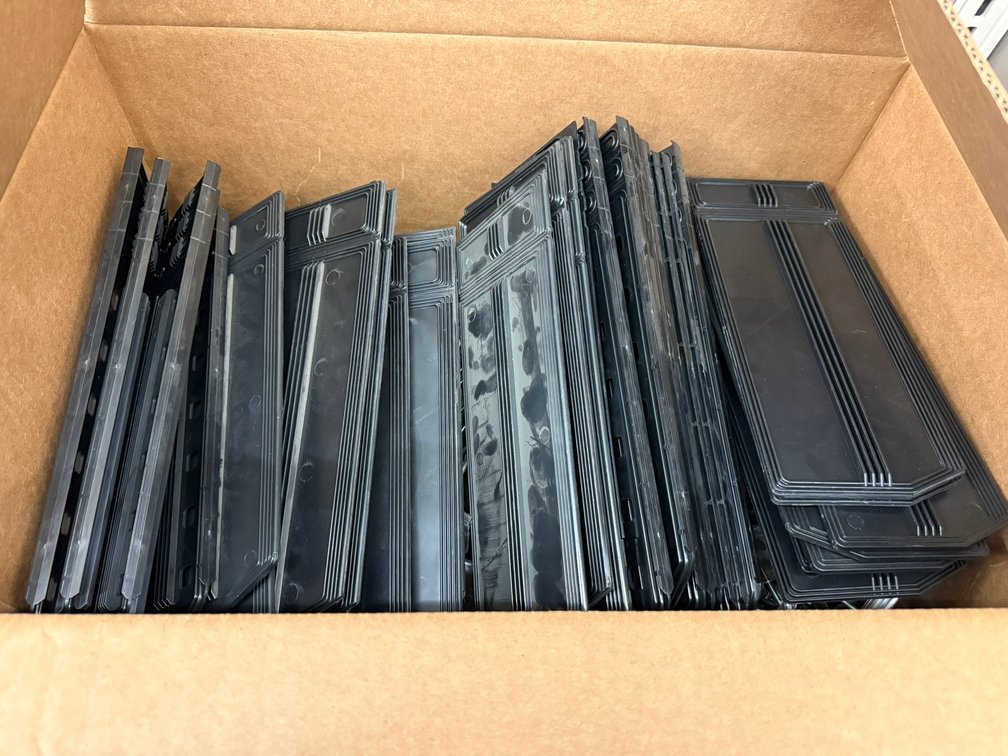 (131) National Hardware Display Divider Panels and Peg Hooks