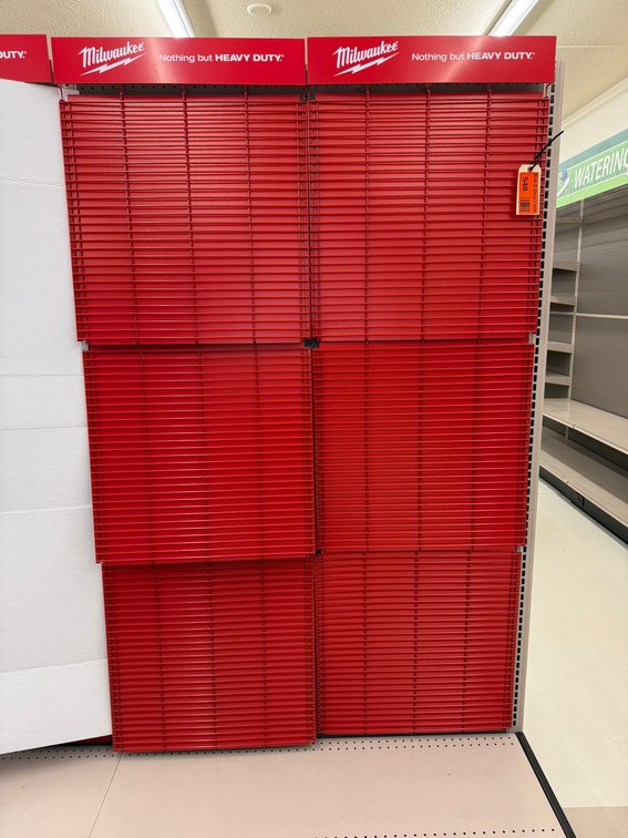 (6) Piece Milwaukee Hanging Display for Pegboard