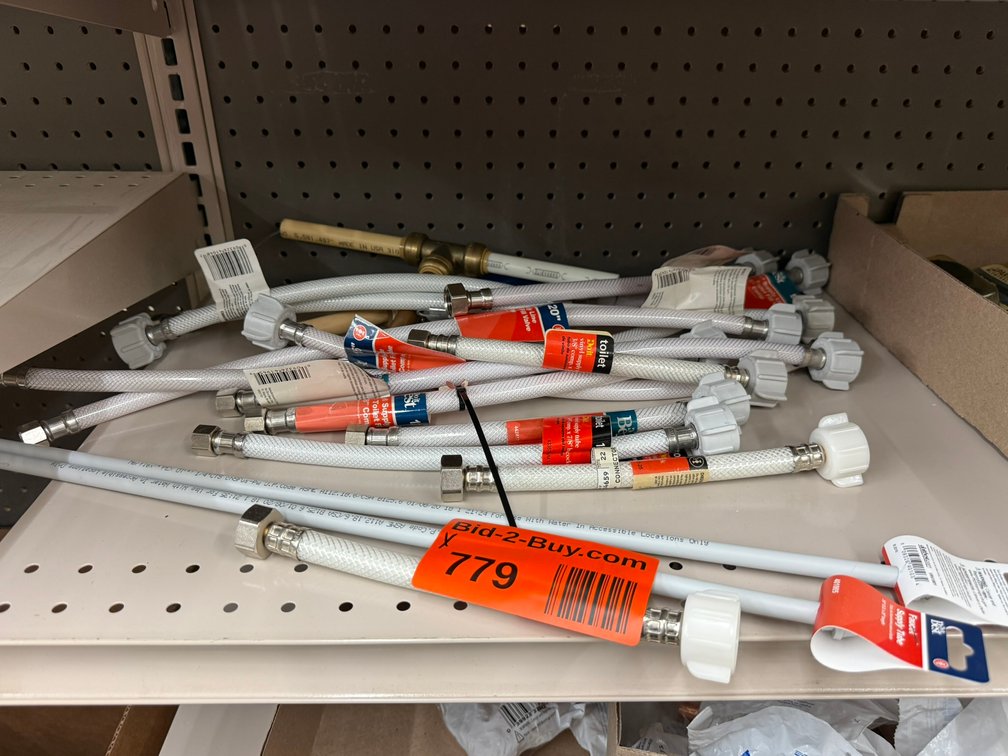 Assorted Faucet and Toilet Supply Tubes
