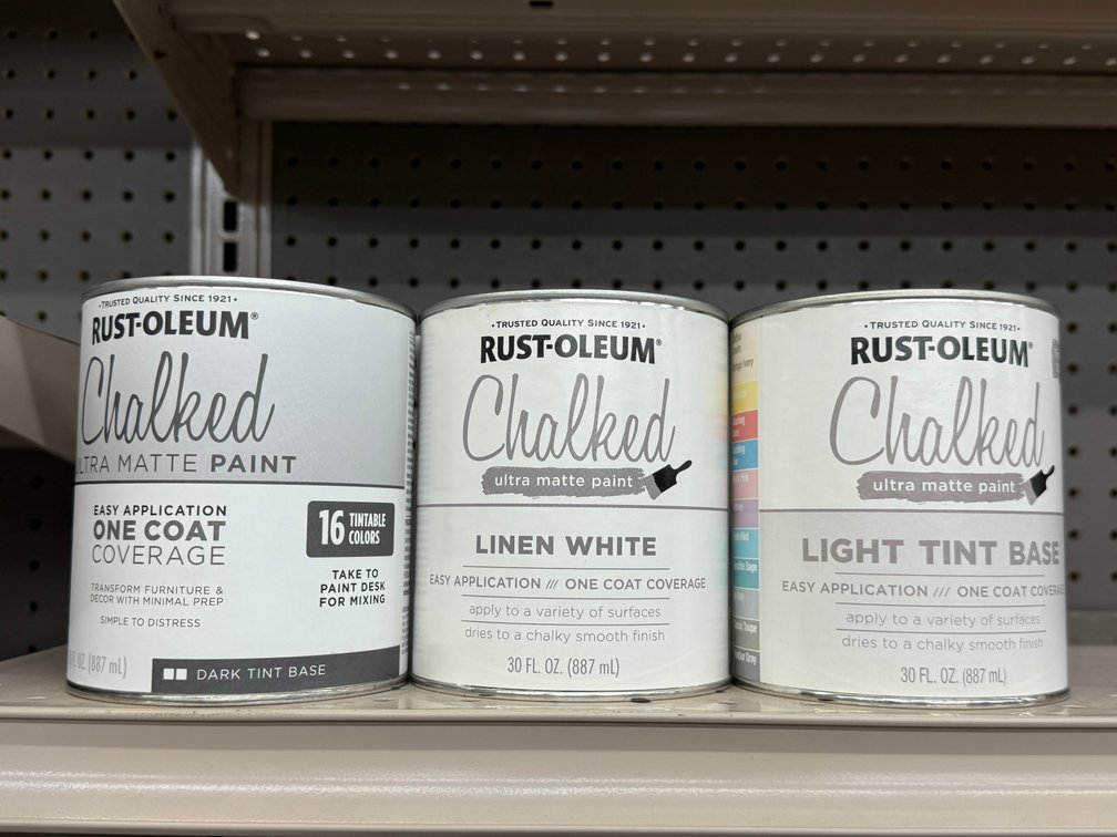 (3) Rust-oleum Chalked Paint