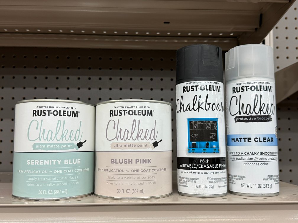 (4) Rust-oleum Chalk Paint