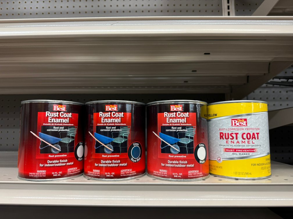 (4) Do It Best Rust Coat Enamel