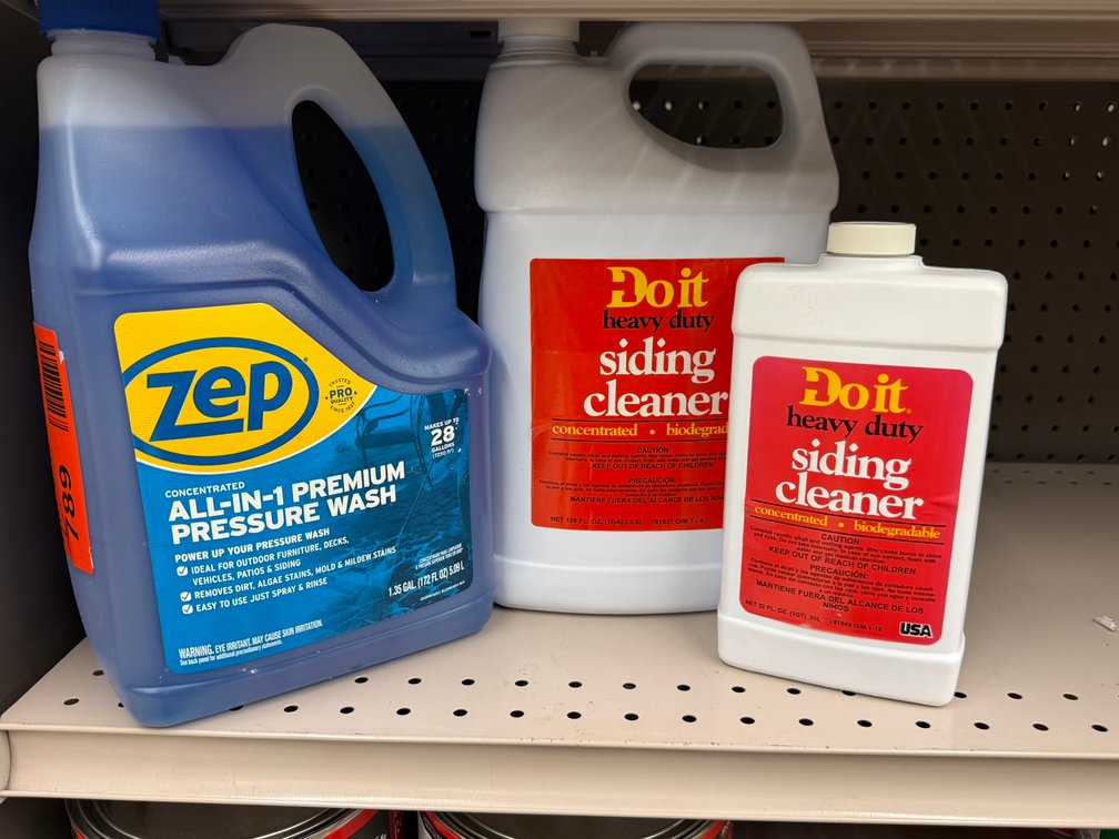 Siding Cleaner and All In One Pressure Wash Concentrate