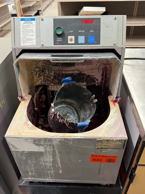 Fluid Management VR-1 Paint Mixer and Stand
