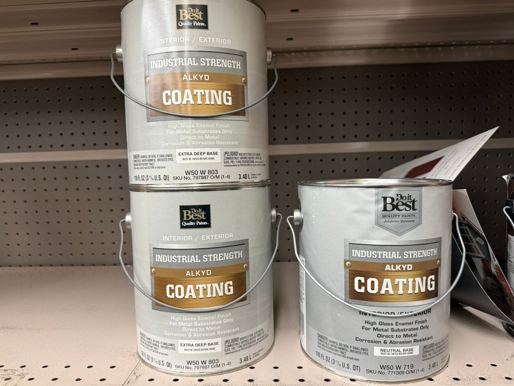 (3) Do it Best Industrial Strength Alkyd Coating Interior/Exterior