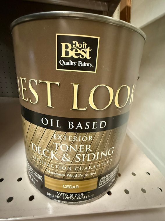 Do It Best Best Look Oil Based Exterior Toner Deck and Siding