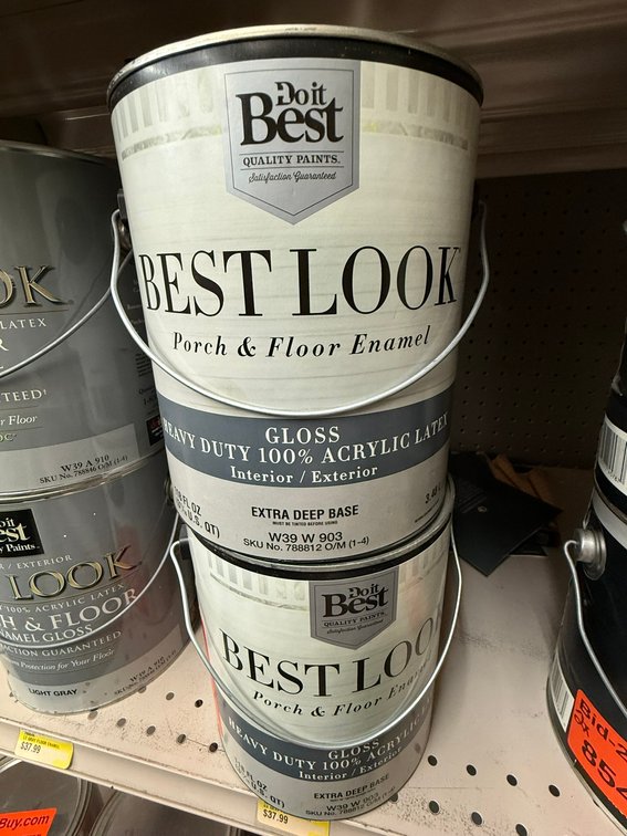 (2) Do It Best Best Look Porch and Floor Enamel
