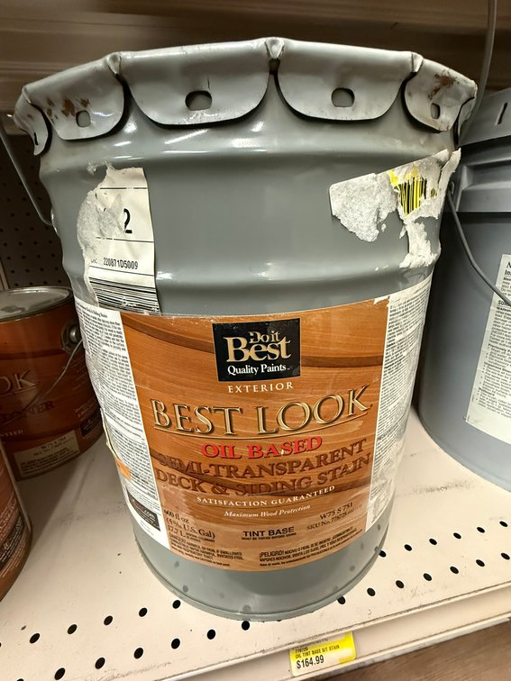 Do It Best Best Look Oil Based Semi-Transparent Deck and Siding Stain