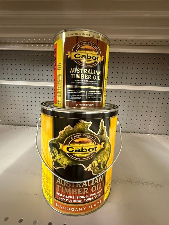(2) Cabot Australian Timer Oil