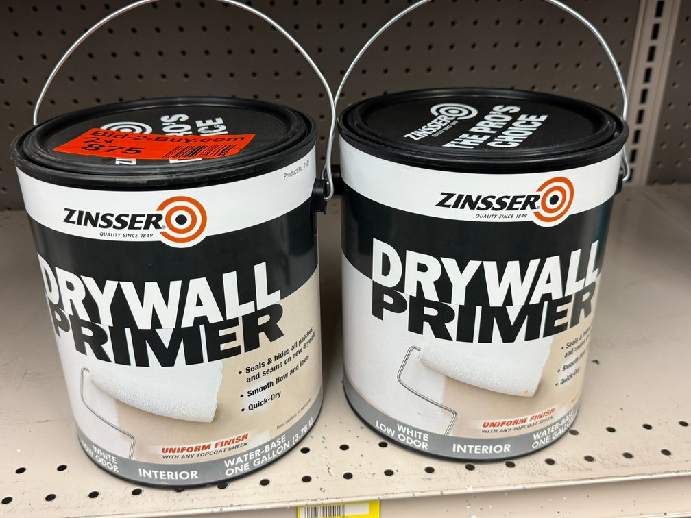(2) Zinsser Drywall Primer Interior