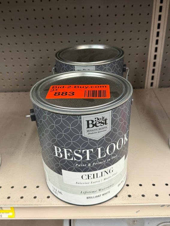 (2) Do It Best Best Look Paint and Primer in One Ceiling