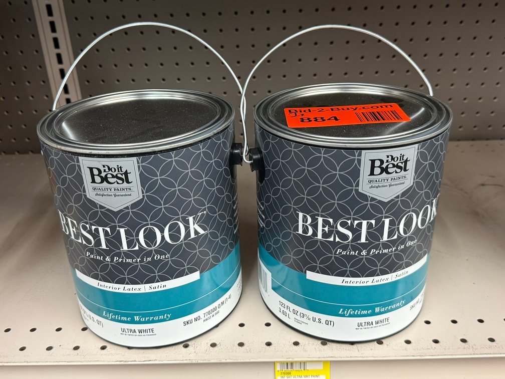 (2) Do It Best Look Paint and Primer in One Interior Latex