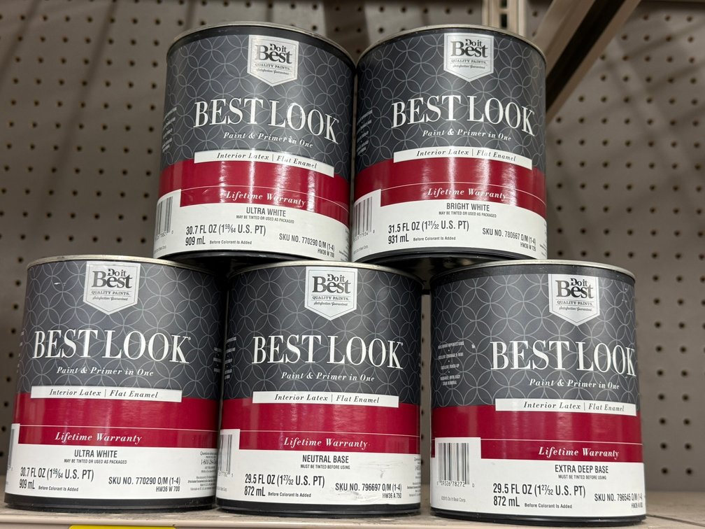 (5) Do It Best Best Look Paint and Primer in One Interior Latex