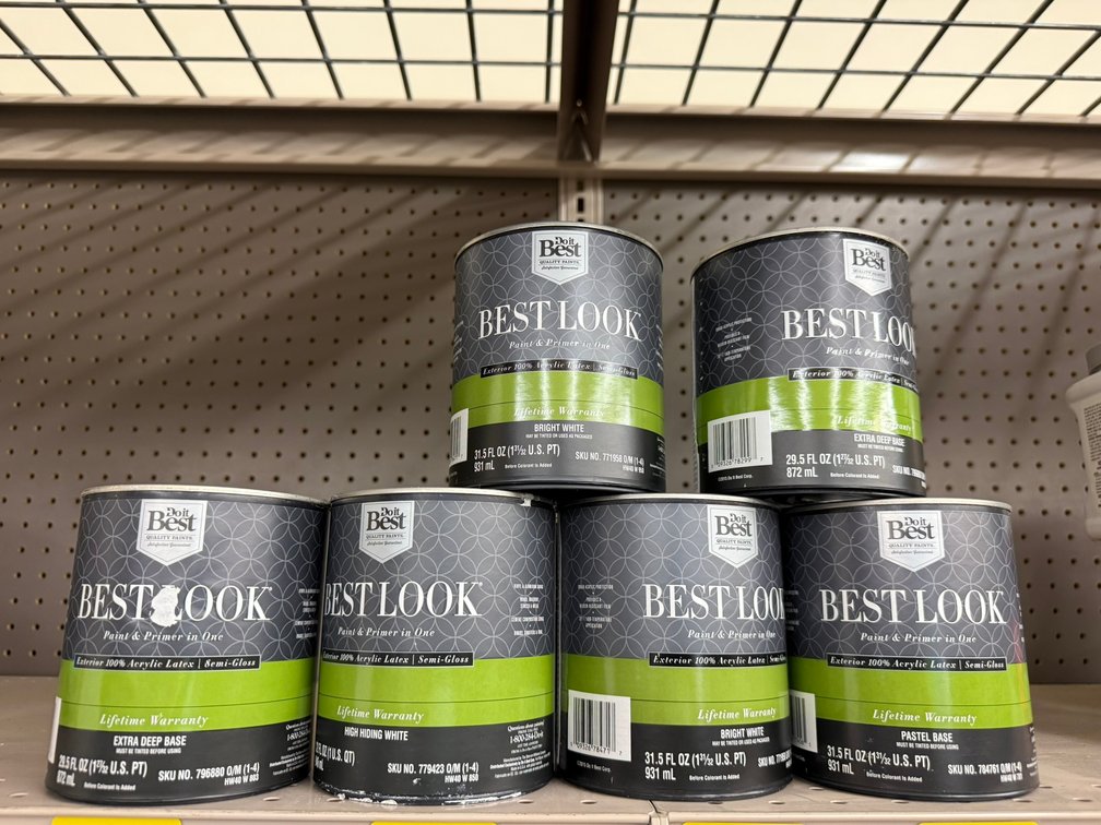 (6) Do It Best Best Look Paint and Primer in One