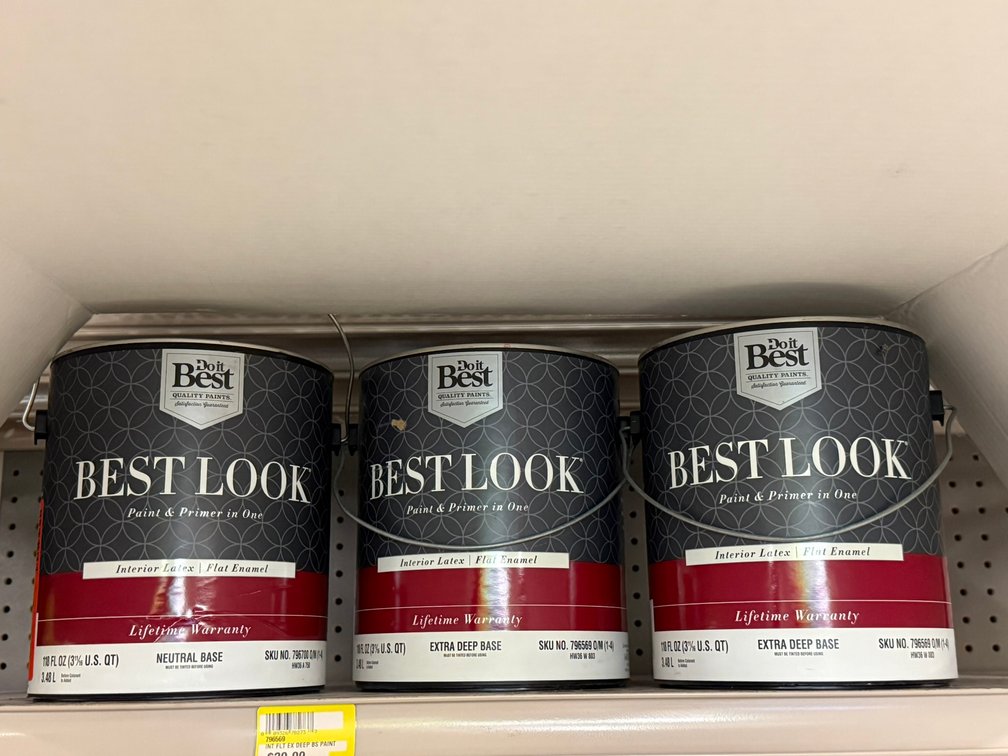 (3) Do It Best Best Look Paint and Primer in One Interior Latex