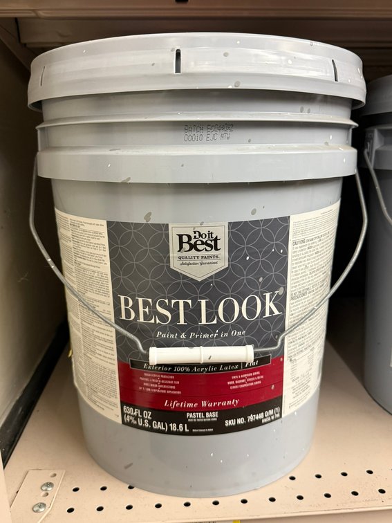 Do It Best Best Look Paint and Primer in One Exterior Acrylic Latex Flat