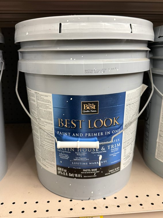 Do It Best Best Look Paint and Primer in One Exterior Acrylic Latex Satin