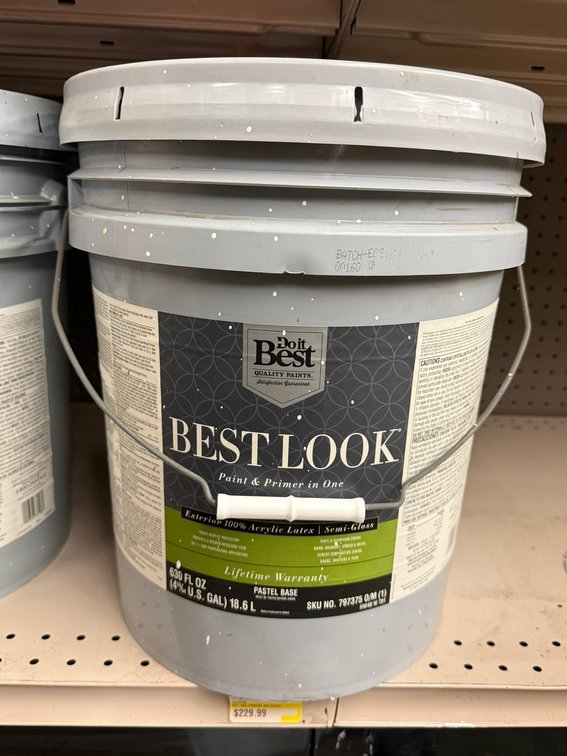 Do It Best Best Look Paint and Primer in One Exterior Acrylic Latex Semi-Gloss