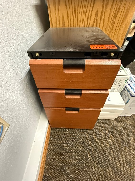 Three Drawer File Cabinet