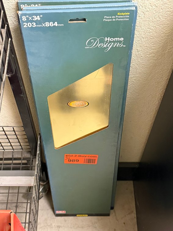 (3) 8" X 34" Door Kick Plate