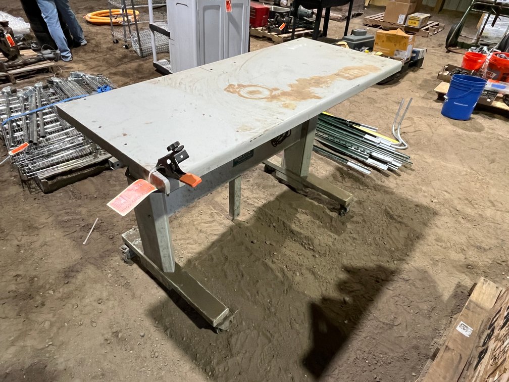 Boston Rolling Adjustable Height Table