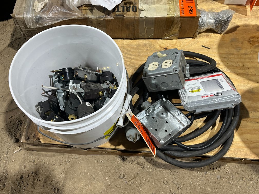 Bucket of Outlet and Switches