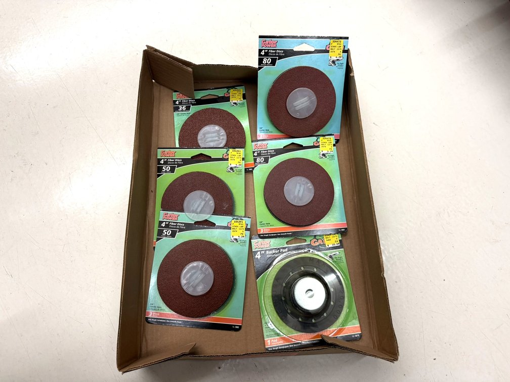 (6) 4" Gator Power Fiber Discs