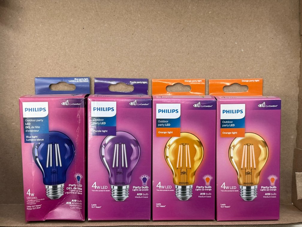 (4) Philips Outdoor Party LED