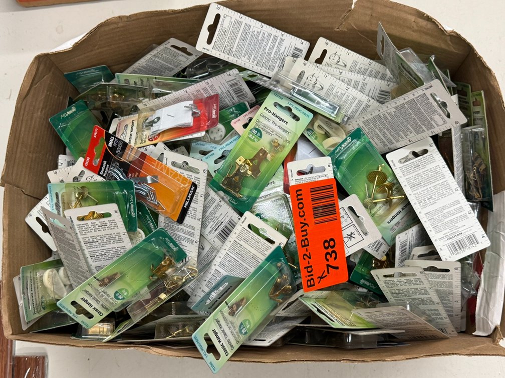 Box of Assortment of Hangers