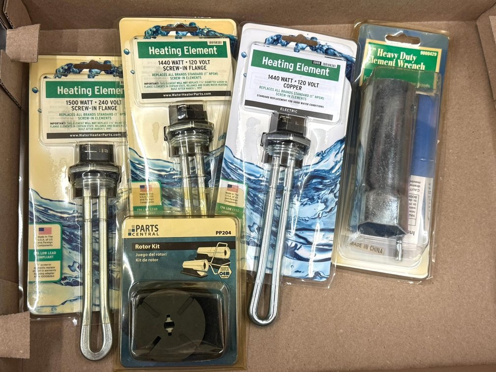 (4) Water Heating Elements and Router Kit