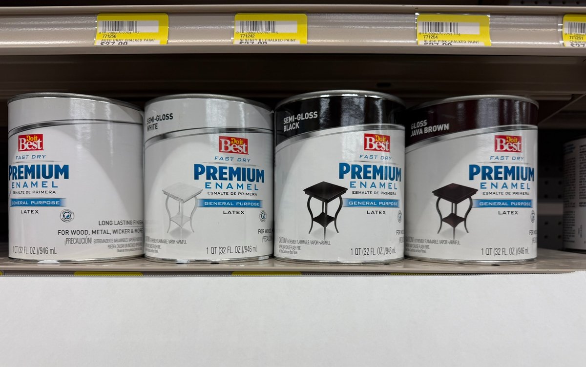 (4) Premium Enamel Latex General Purpose
