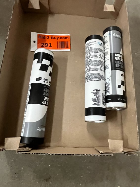 (3) Tubes of Lubrimatic Moly EP Grease