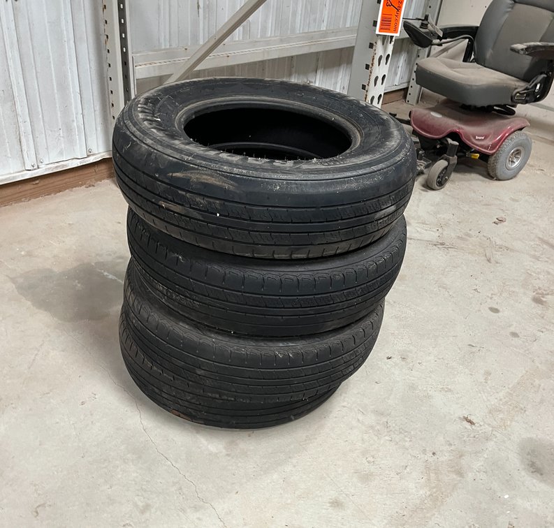 (4) ST205/75R15 Tires