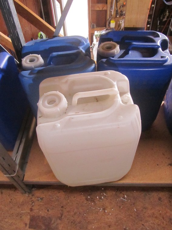 (3) Ropak 5 Gallon Water Jugs