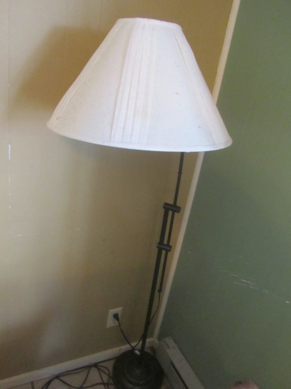 Metal Floor Lamp W/Shade