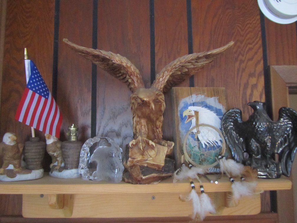 Lot Of Assorted Eagle Decorations