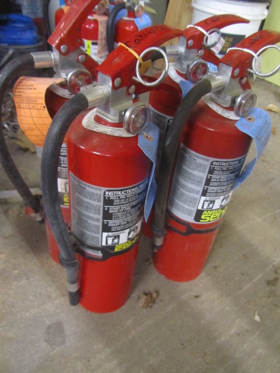 (4) Ansul Sentry 5lb Dry Chemical Fire Extinguishers