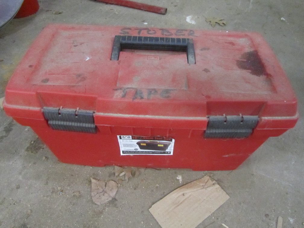 19" Tool Box Full Of Assorted Tape