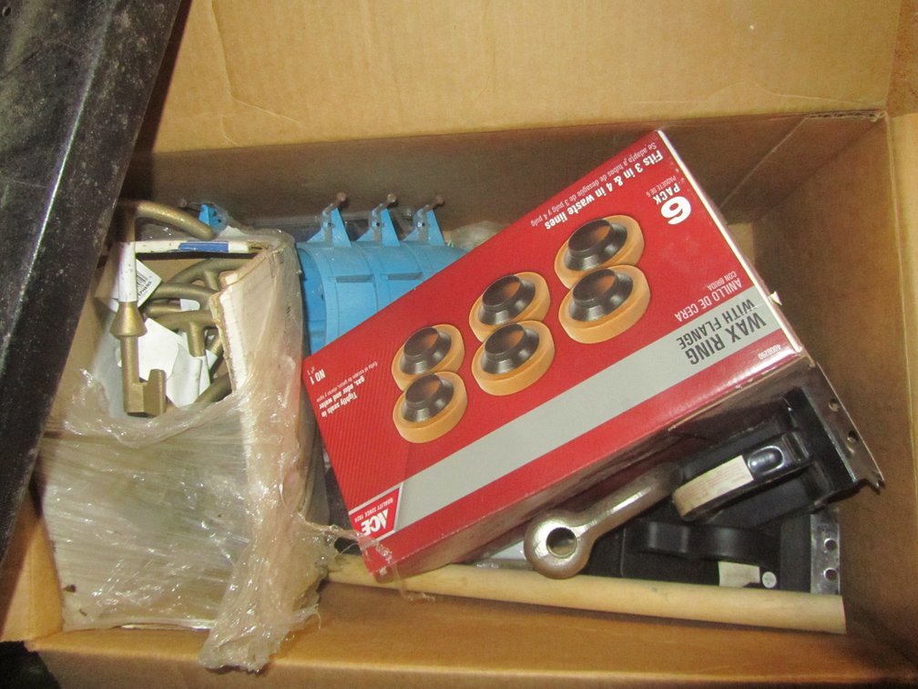 Box Of Electrical And Plumbing Hardware