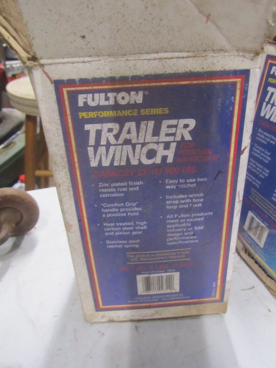 Fulton Trailer Winch