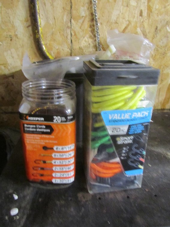 Assortment Of Bungee Cables And Cable Ties