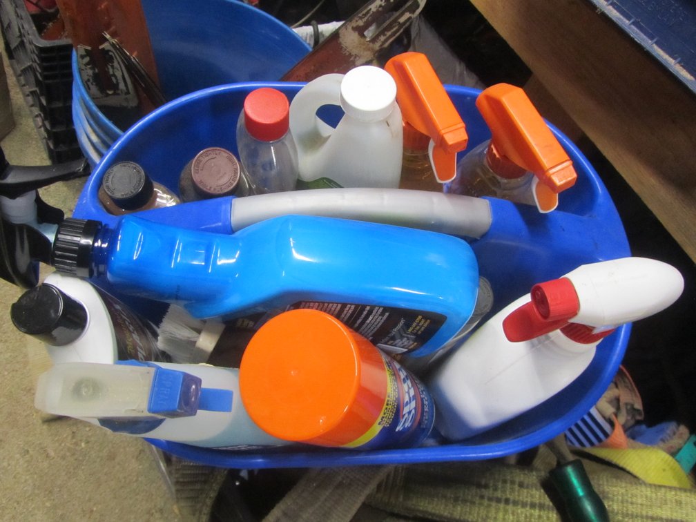 Lot Of Automotive Cleaning Supplies